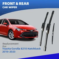 Limpiaparabrisas delantero y trasero LHD para Toyota Corolla E210 Hatchback, accesorios para parabrisas 2018 2019 2020 2021 2022 2023