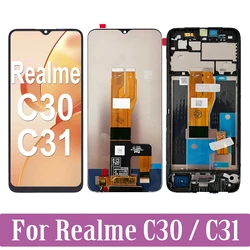 For OPPO Realme C30 C31 RMX3581 RMX3501 LCD Display Touch Screen Replacement Digitizer Assembly