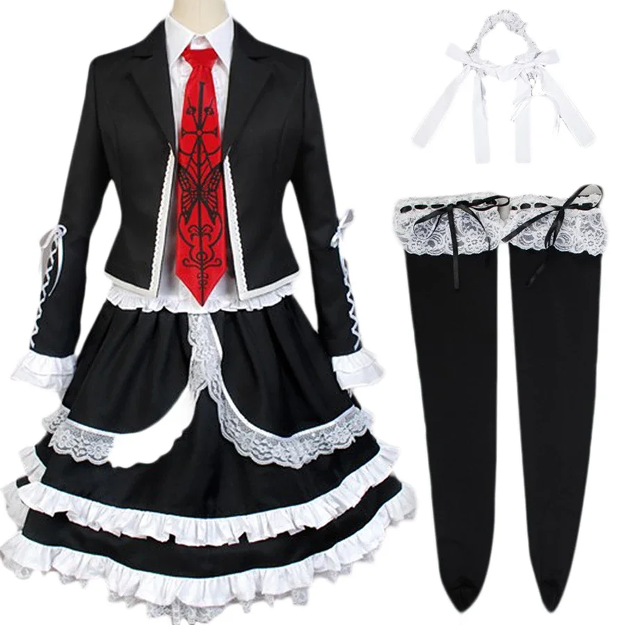 

Ronpa Celestia Ludenberg Cosplay Costume dress set Halloween