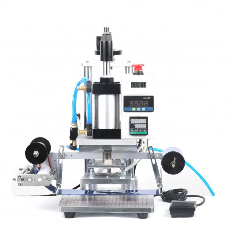 

Hot Embossing Stamping Machine Pneumatic Pneumatic Gilding Hot Bronzing Machine Embossing Logo Stamping Machine