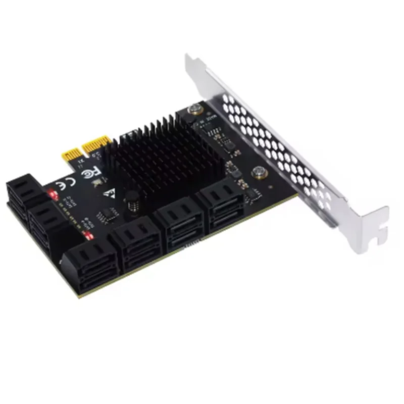 

A13E-PCIE Sata Expansion Card Pcie To SATA III Converter For PC Expansion Card 12 Ports