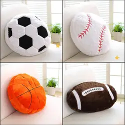 Basketball and Football-shaped Sports Cushion Pillow Winter and Summer Style Gift for Boyfriend for adult