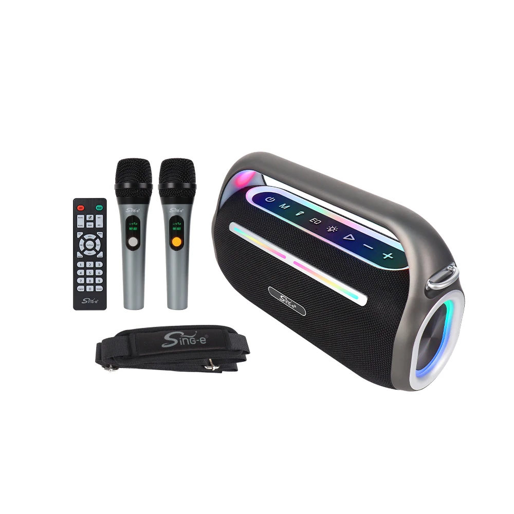 

SING-E ZQS-V63 Wireless BT Portable Speaker with High Power 120W Stereo Subwoofer Home Use Morning Exercise Charging Source