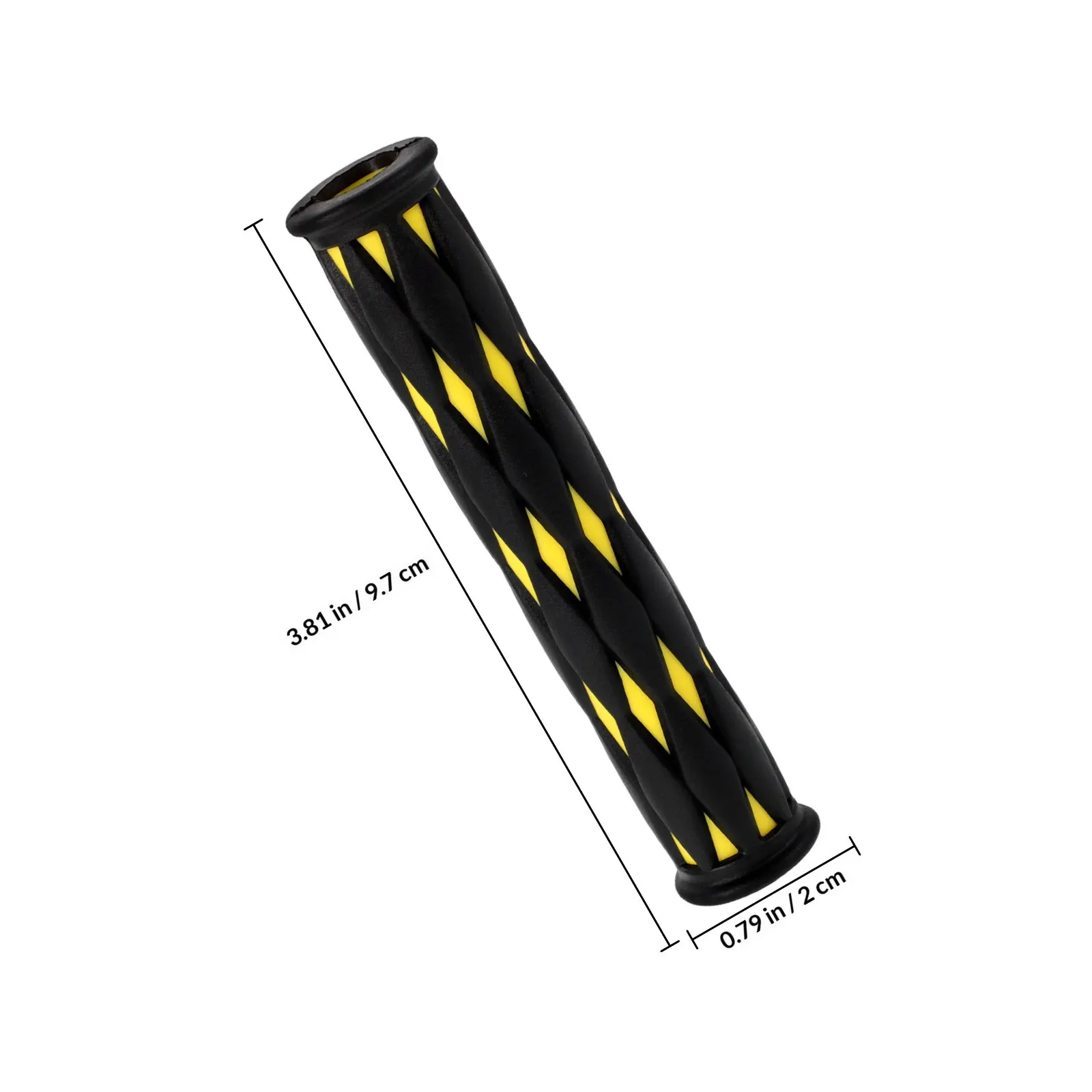 1Pair Motorcycle Handlebar Covers Universal Fit Rubber Anti-Vibration Comfort Grip for E-Bike Scooter Motorbike Handlebar