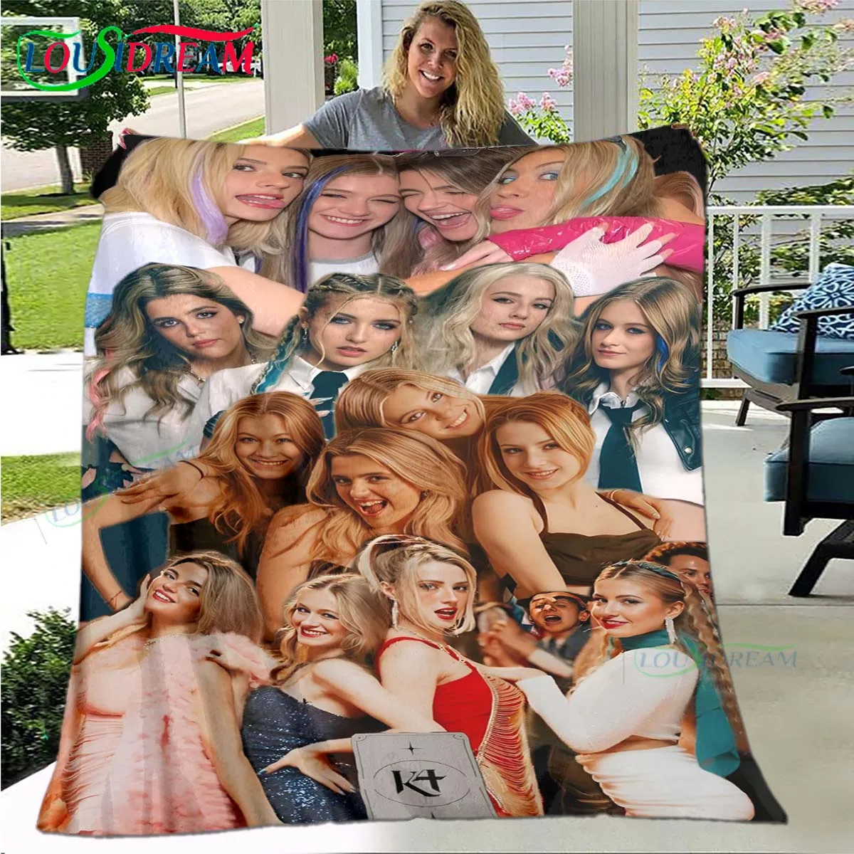 Europe Star Group K-k4os Print King Size Warm Knee Bed Fleece Camping Custom Fluffy Soft Blankets Microfiber Bedding Gift