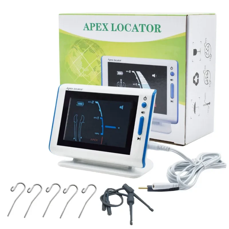 

dent al Apex Locator Endodontic Root Canal Length Measuring Instrument de ntistry Equipment 4.5 LCD Screen Portable ma chine