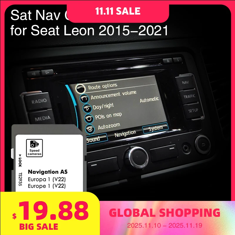 

Для системы Seat Leon Navi 2015-2021 навигационная SD-карта EUROPE Германия 32 ГБ карта памяти