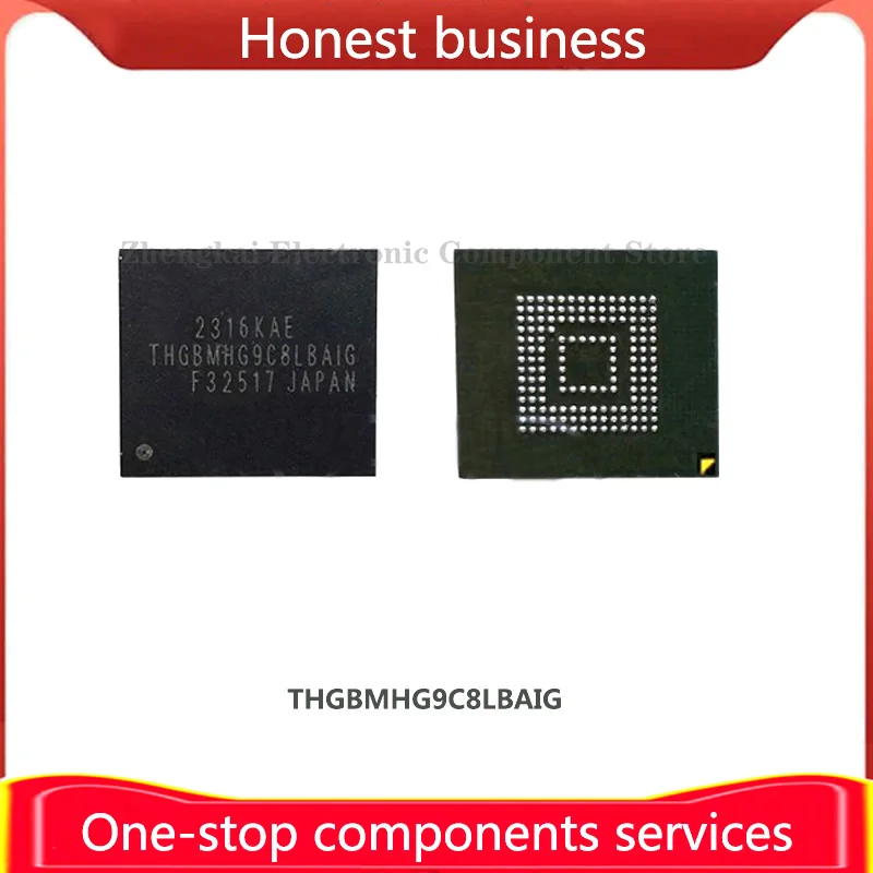 THGBMHG9C8LBAIG 64G 100% جودة EMMC 64GB BGA153 64G رقاقة الهاتف المحمول ذاكرة القرص الصلب تخزين الكمبيوتر THGBMHG9C8L BAIG