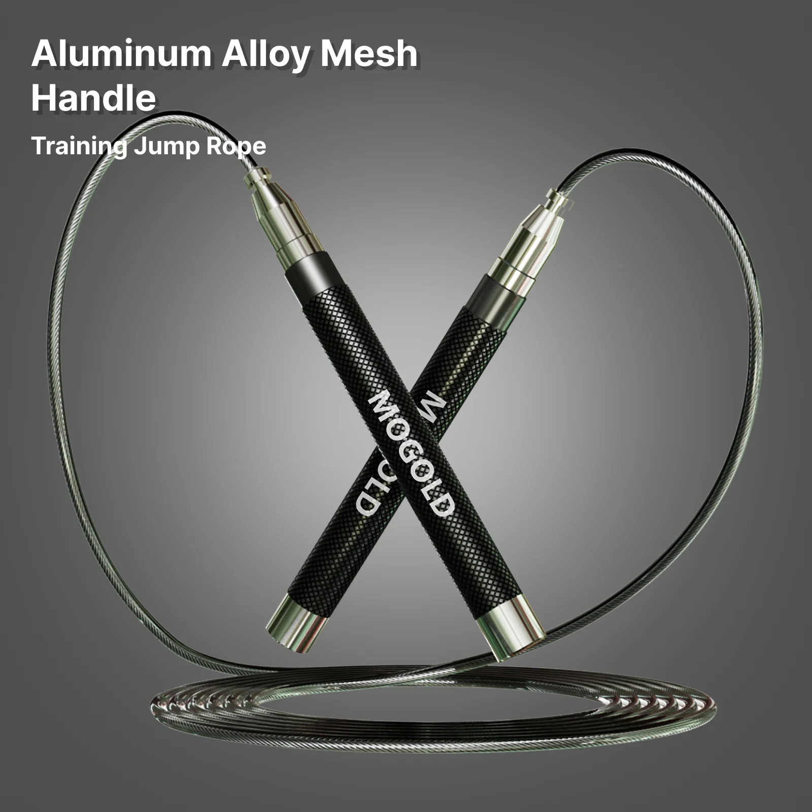 Aluminum Alloy Self-locking Jump Rope, Adult Sports Fitness Aerobic Unisex, Double Ball Bearings, Adjustable, Indoor Gym