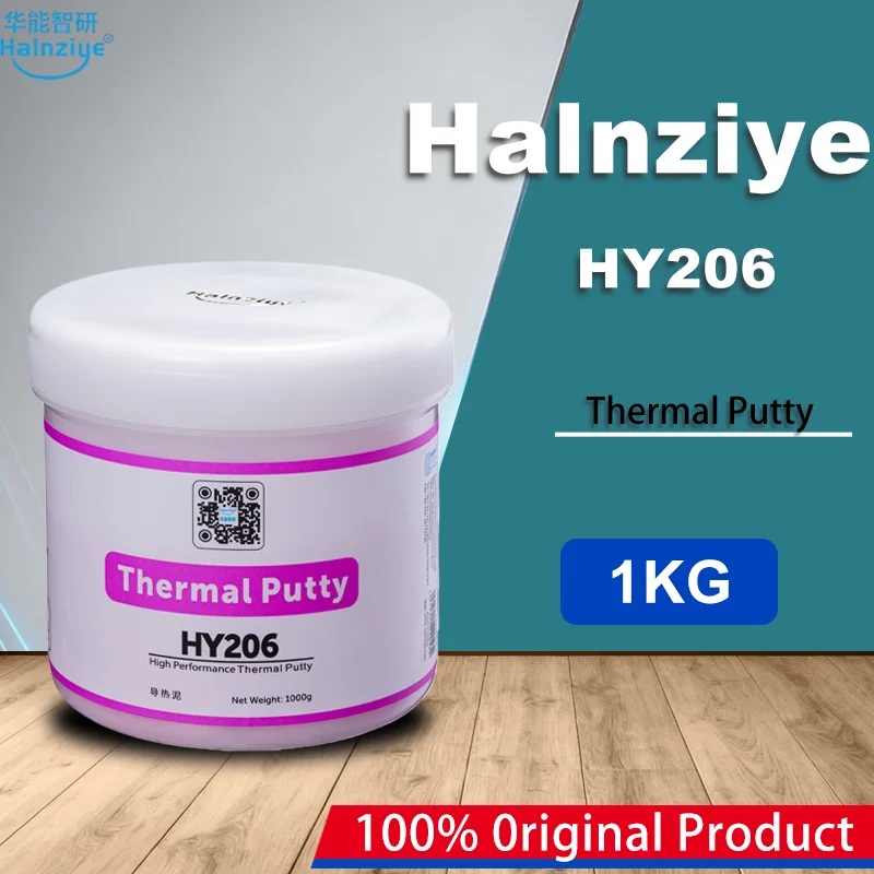 1KG Halnziye HY206 Thermal Paste High Efficiency Heatsink Paste for GPU VRAM Laptop Computer