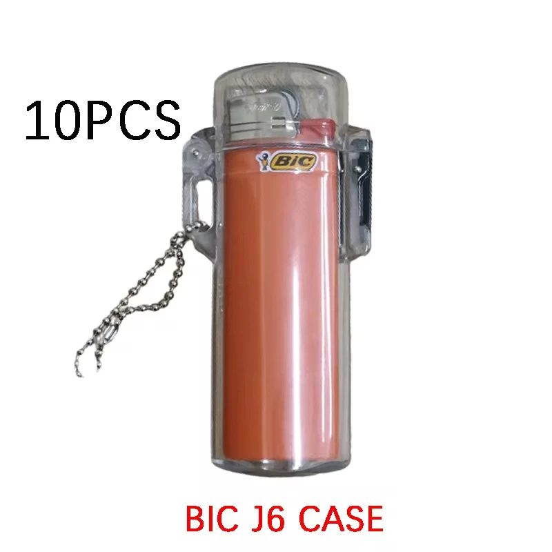 Outdoor Waterproof Plastic Simple Transparent Lighter Shell Bic J6 Lighter Shell