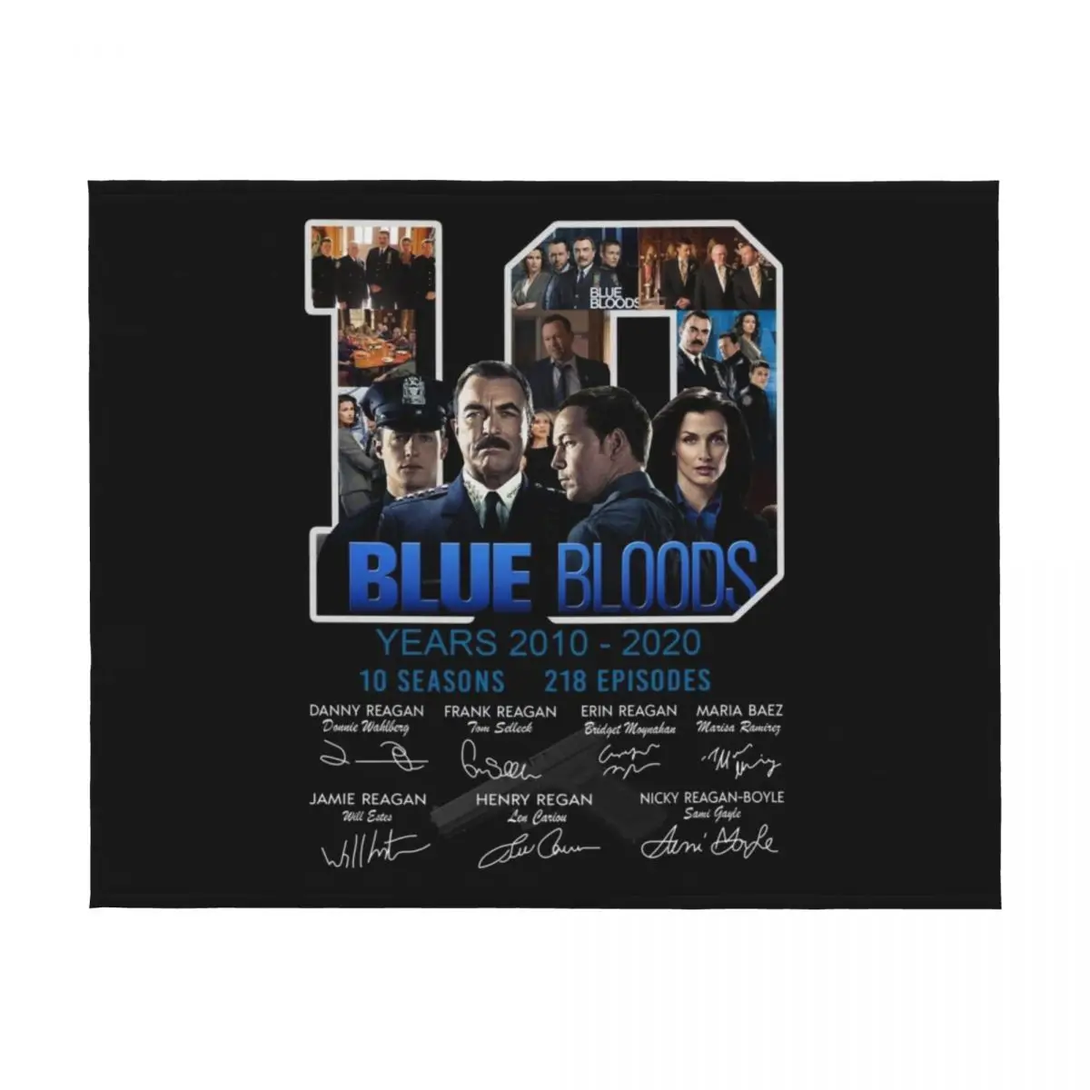 الدم الزرقاء سنة 2010 أ؟؟ 2020 10 مواسم 218 حلقات توقيعات قميص رمي بطانية أريكة قطبية للأطفال