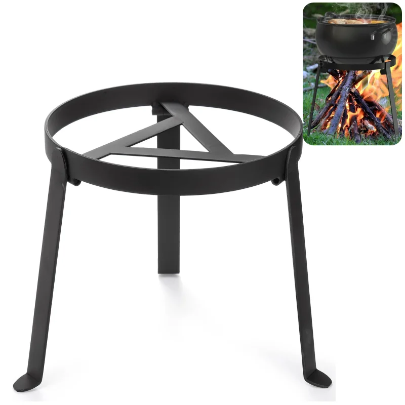 Camping Tripod Stand for Cooking Open Campfire Tripod for Dutch Oven Pot Portable Fire Cooking Equipment Outdoor Fire Pit Stand