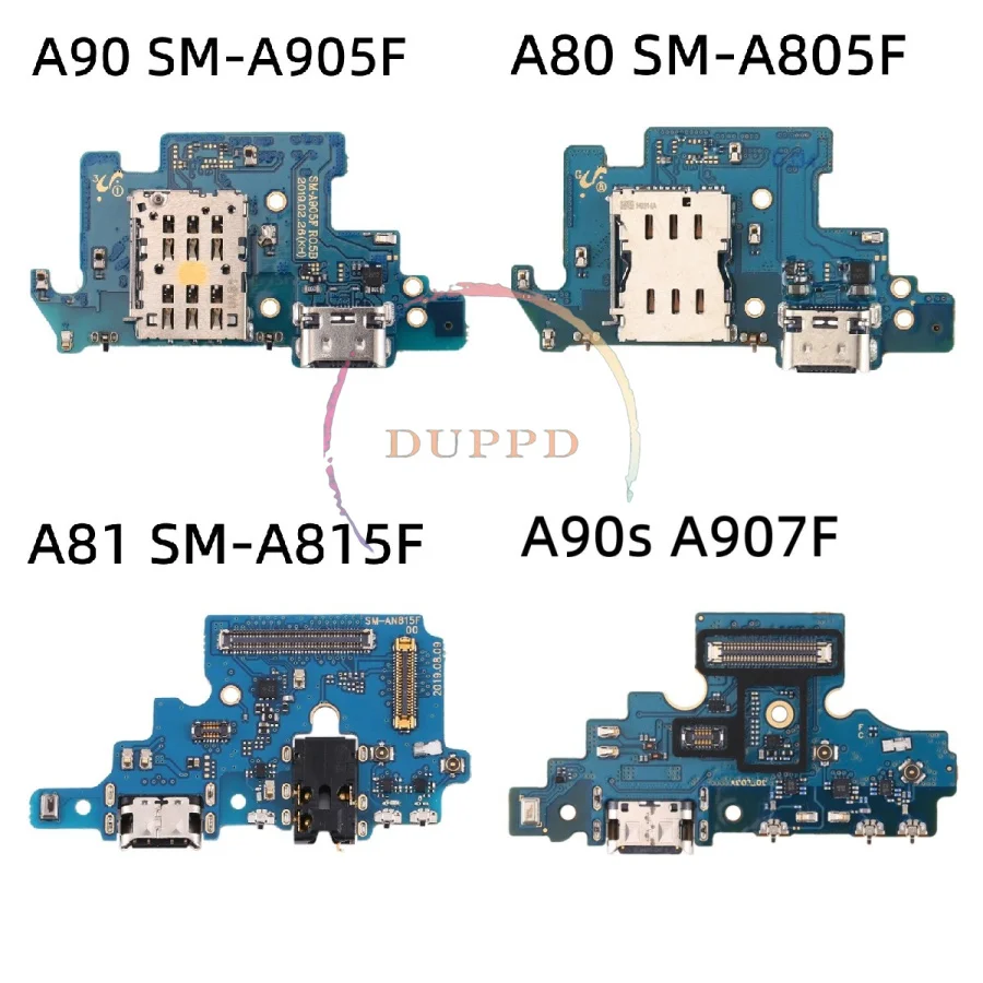 NEW For Samsung Galaxy A80 SM-A805F A90 SM-A905F A907F A81 SM-A815F USB Charger Charging Board Dock Port Connector Flex Cable