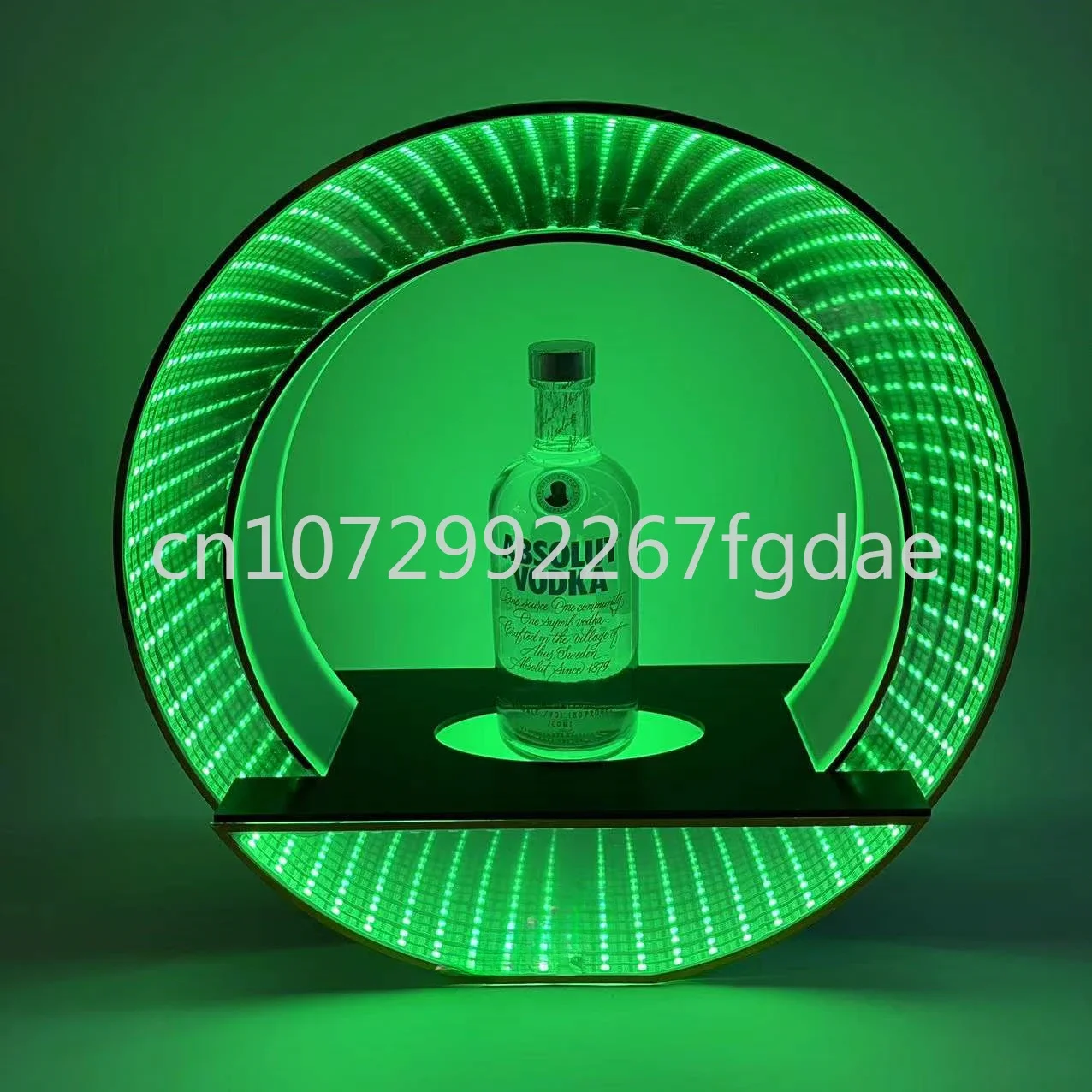 Rechargeable Custom Bottle Display Device, LED Display Rack, Acrylic with Logo, LED Bottle Display Device