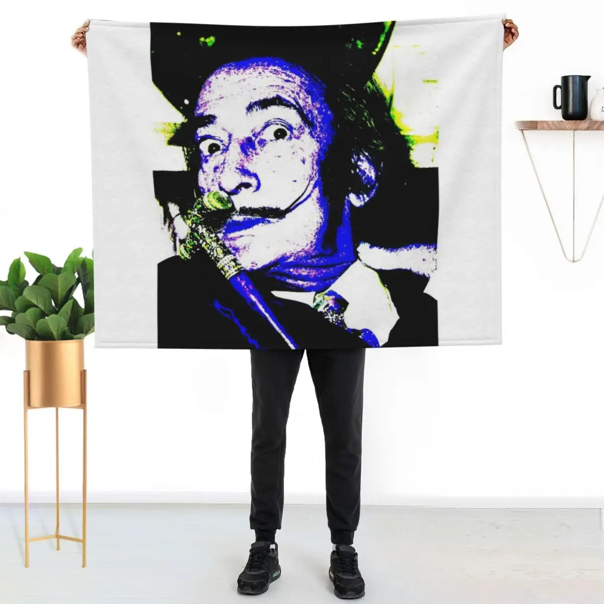 Copy of Salvador Dali Throw Blanket Custom Beautifuls Thermal for babies Thermals For Travel Blankets
