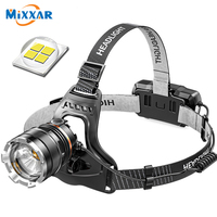 zk20 10000LM XHP50 High Powerful Headlamp Flashlight Head Torch LED Zoom Sensor Headlight 18650 Rechargeable Fishing Lantern