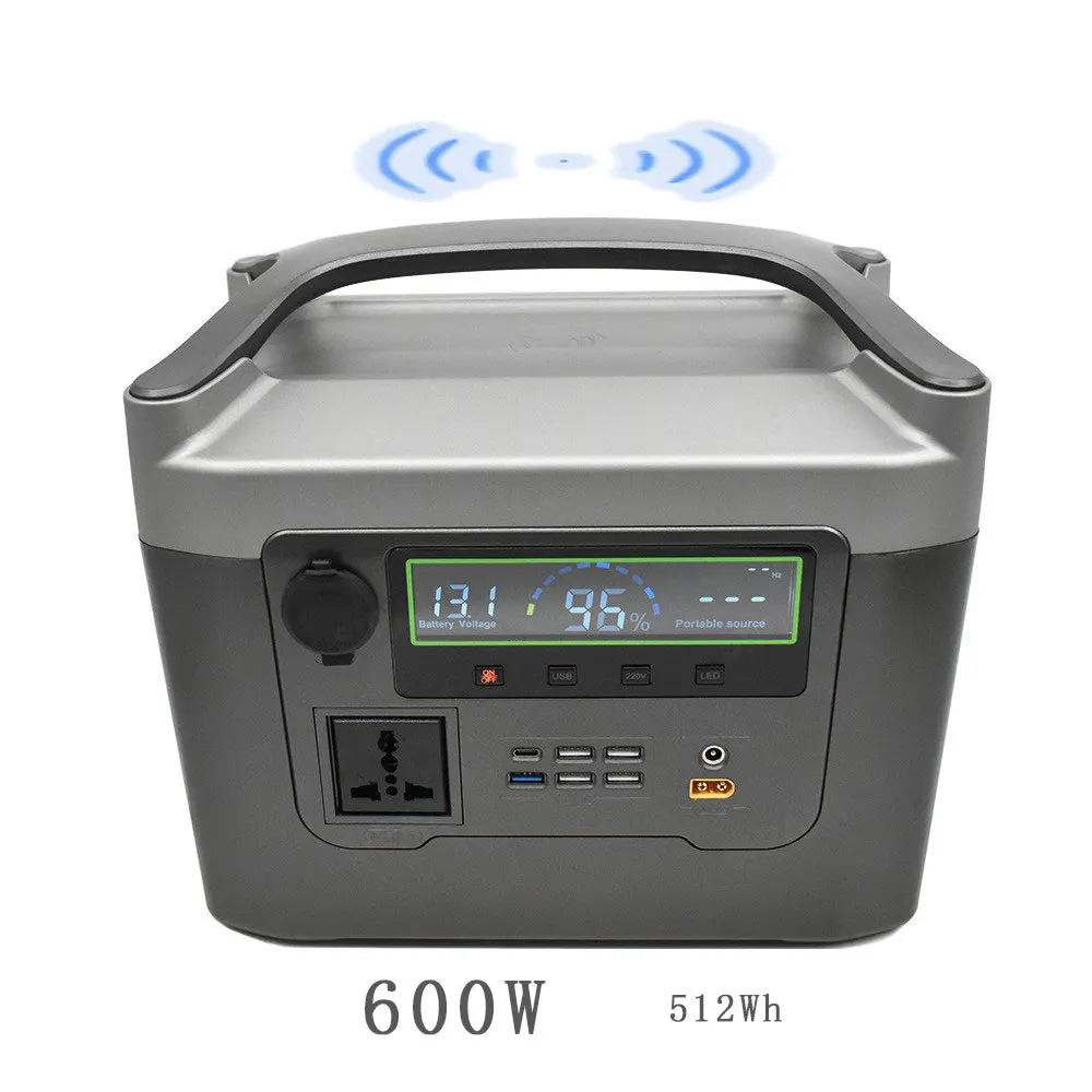 OEM ODM 500W 600W LiFePO4 MPPT Pure Sine Wave Emergency Portable Outdoor Solar Power Station For Home Backup Solar Generator