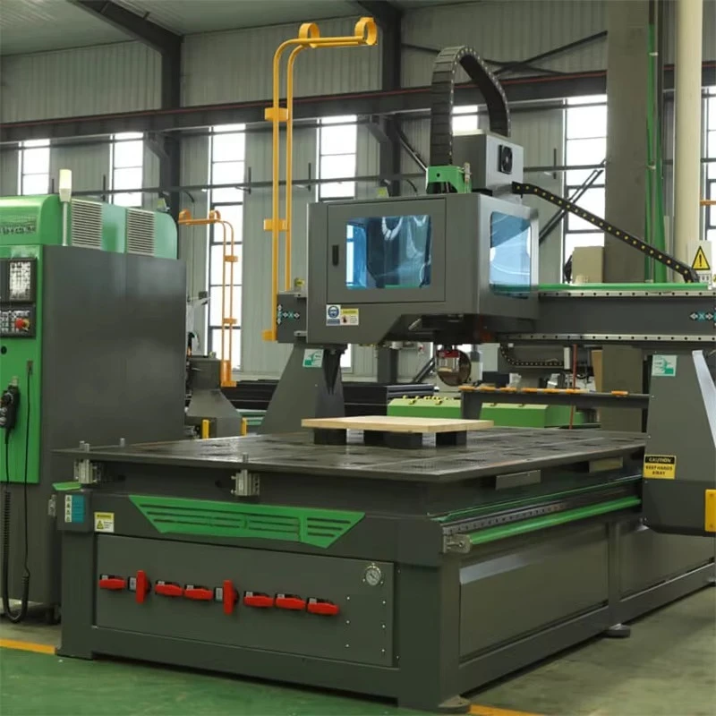 Professional CNC Router Machine Auto Tool Change Syntec Control Woodworking High Efficiency with Nc Studio