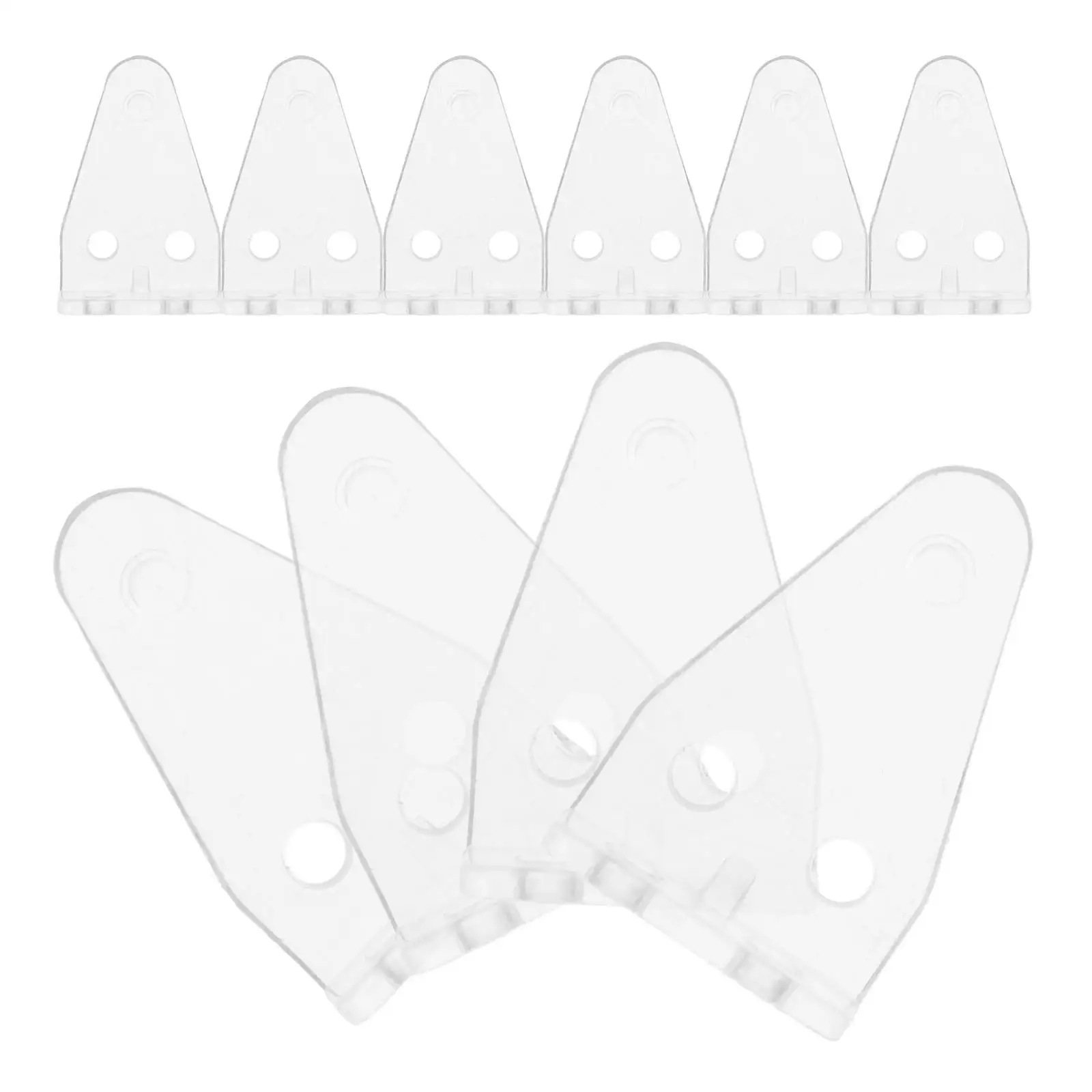 

10 Pcs Shutter Bracket Window Blind Blinds Bottom for Replacement Parts Hold Clips Mini