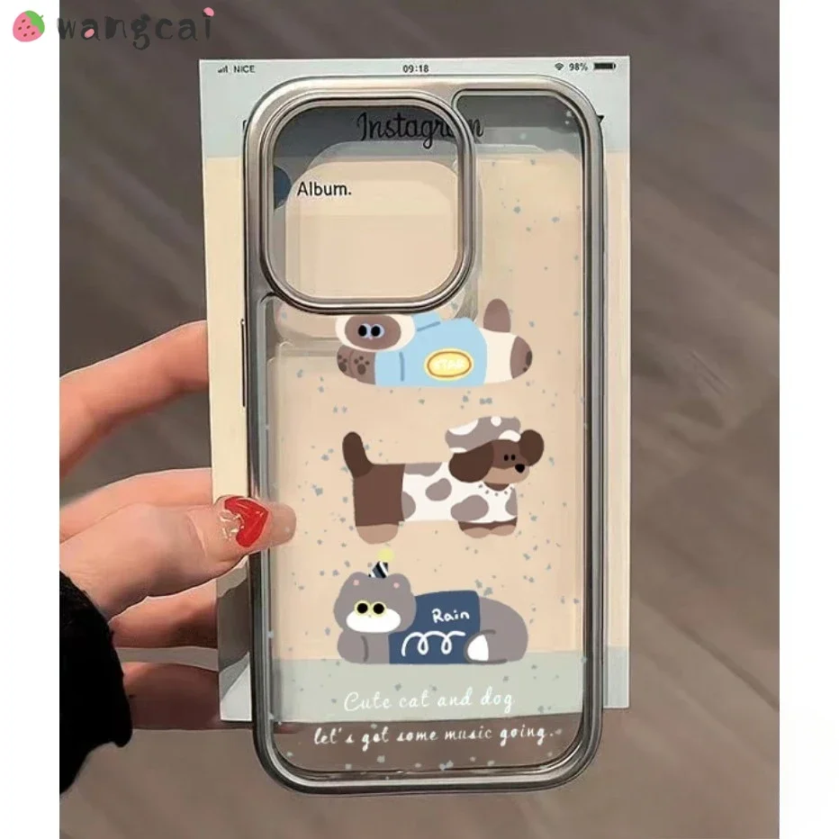 For Vivo Y78 Plus Y78M Y27 Y77E Y76s Y74s Y75 Y73s Y72 Y55s Y50 Y30i Y33s Y33T Y83 Y81Phone Case Cute Cartoon Dachshund Cover