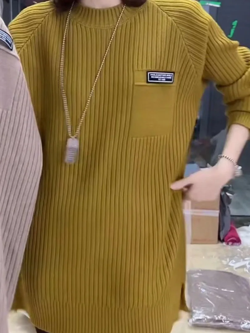 

Удлиненные кардиганы женские вязаные крючком, весенние, повседневные, многослойные, с оборками, в полоску, на пуговицах, с круглым вырезом, с открытым передом, в стиле фейрикор, универсальные