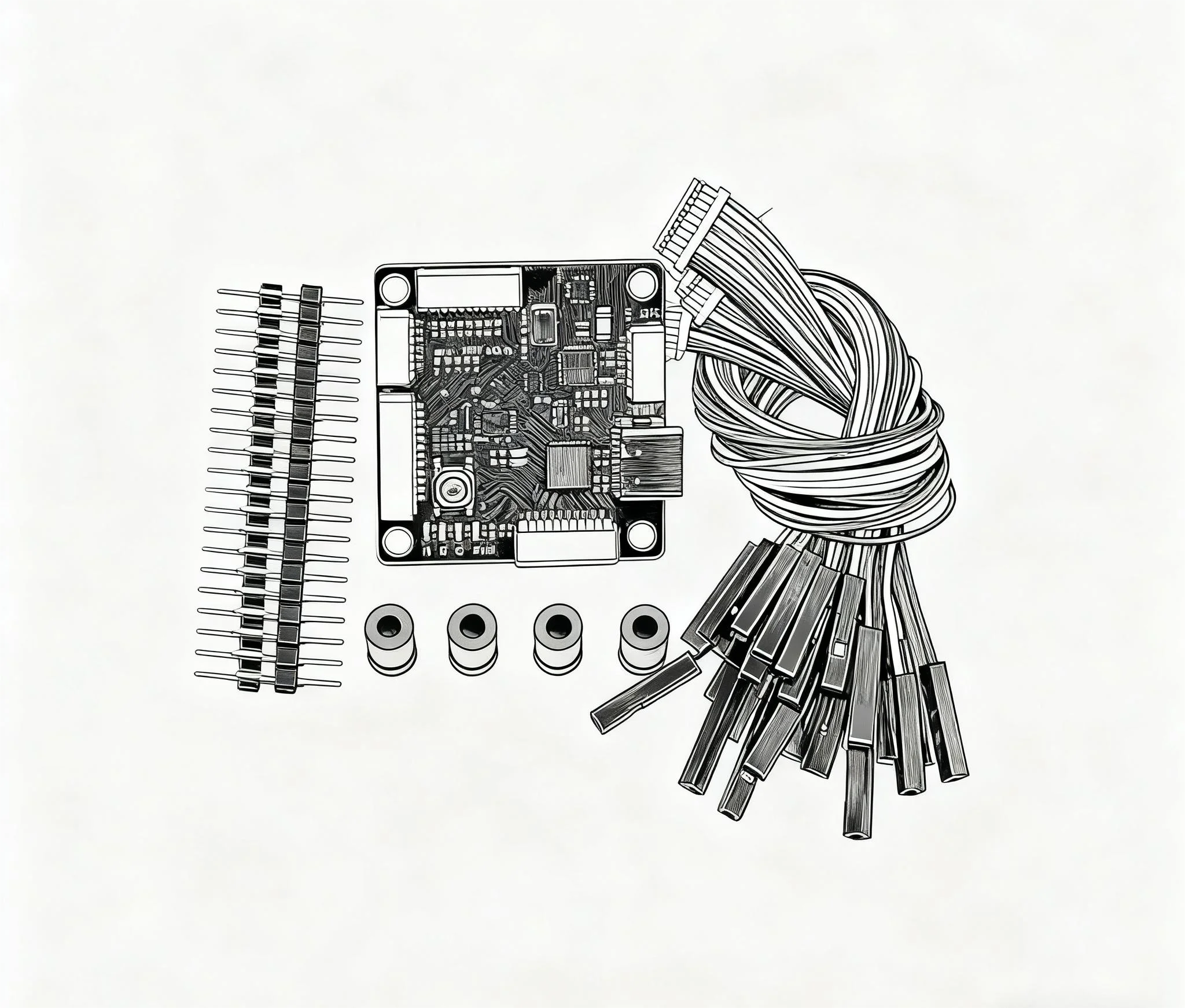 Happy MINI APM MINI GPS V3.3 Flight Controller Ardupilot RC Quadcopter Multicopter APM2.8 Plane