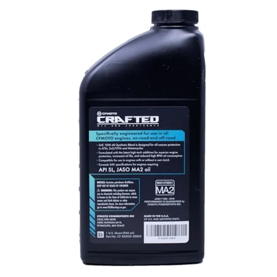 Zestaw do wymiany oleju Edwards do CFMoto UForce 1000 Side by Side UTV z lat 2019-2025 z filtrem powietrza - kompletny pakiet konserwacyjny do pojazdów terenowych.