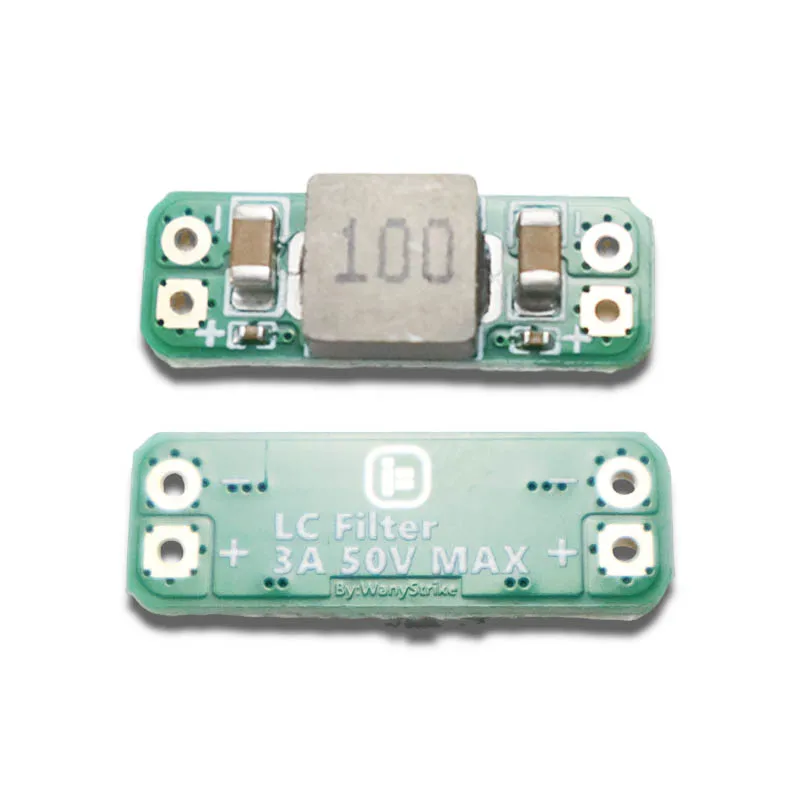 3A 5-30V LC Filter Module Built-in Reverse Polarity Protection Reduce the Effect of Radiated Filter Module For FPV Drone DIY