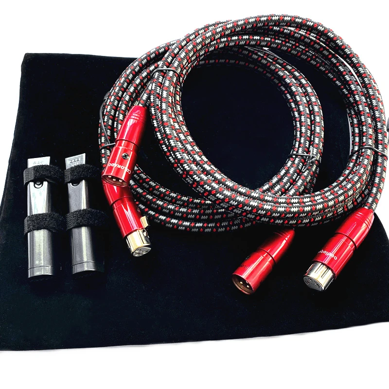 

Pair Colorado XLR Balanced Cable Perfect Surface Copper HiFi Audio Interconnect Line with Noise-Dissipation System