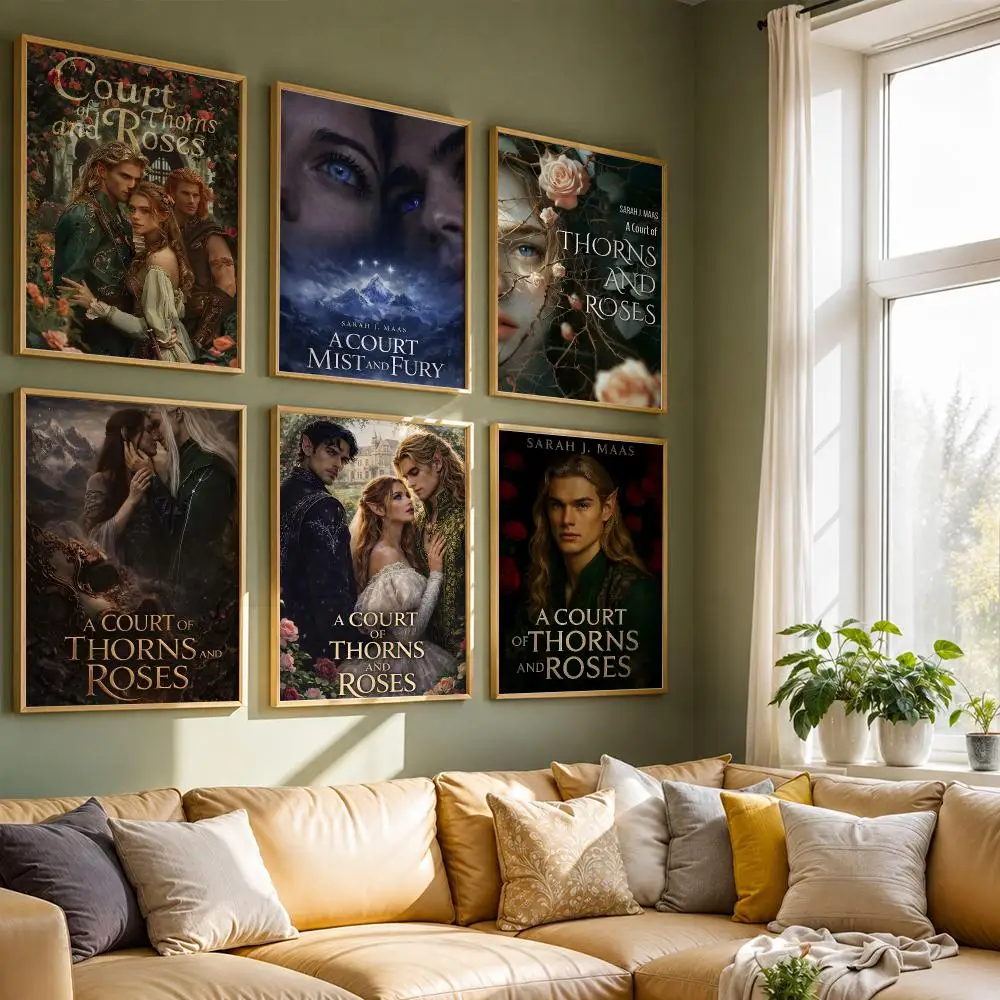 A Court Of Thorns And Roses Anime Poster HD Quality Wall Art Retro Posters For Home Room Wall Decor Kawaii Room Decor