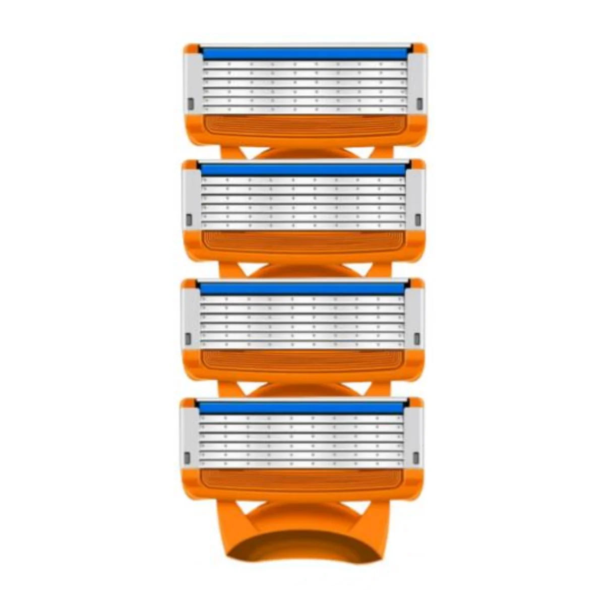 Giiletta-cuchillas de afeitar rectas originales, recargas de 5 capas, cabezal de repuesto, cuchillas de acero para afeitado