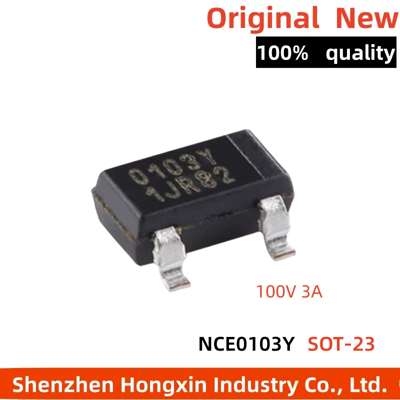 10 قطع من NCE0103Y SOT-23 N-channel 100V 3A MOSFET قوة معززة #1