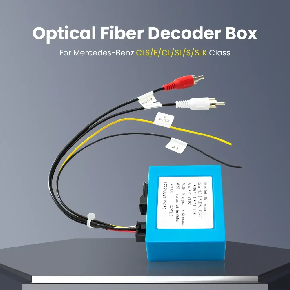 Auto Stereo Radio Optische Faser Decoder Die meisten Box Für W211 W209 B200 W203 W219 R KLASSE