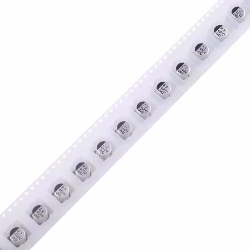 

100pcs SMD aluminum electrolytic capacitor 400V 2.2UF 8*10.5mm SMD electrolytic capacitor
