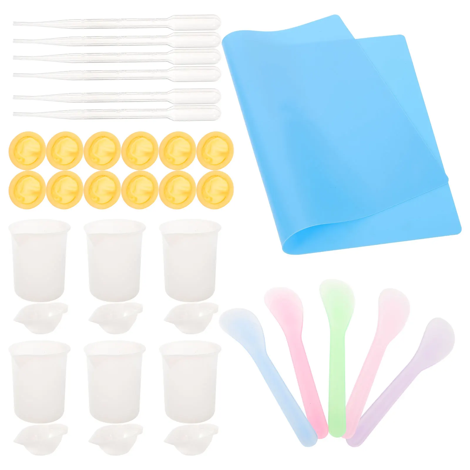 

Plastic DIY 128 Silicone Jewelry Making Cups Mixing Cups Resin Resin Supplies Jewelry Supplies Smooth Crafts Gifts