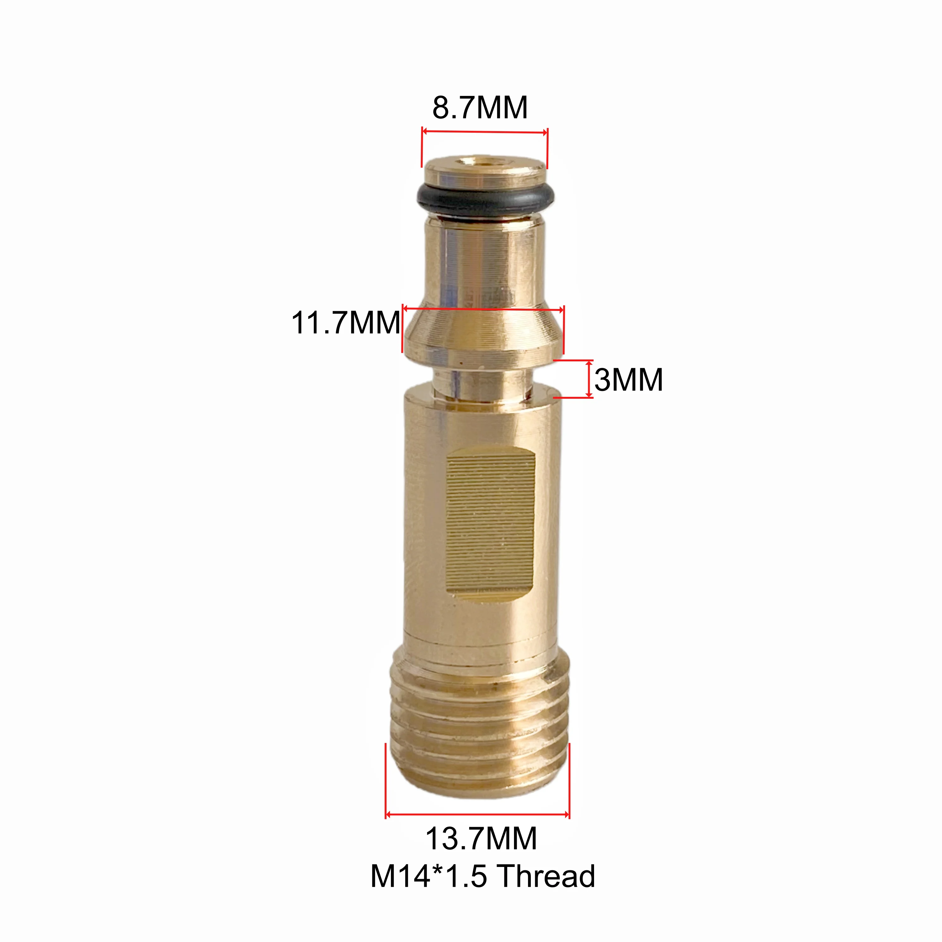 ل باتريوت بورت دايو داكس غسل بندقية محول منفذ إدخال المياه إلى M14 تركيب خرطوم محول