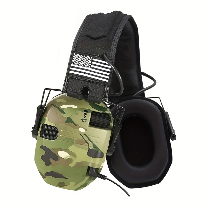 New Tactical Electronic Shooting Earmuff Anti-Noise Headphone Sound Amplification Hearing Protection Military Headset Foldable