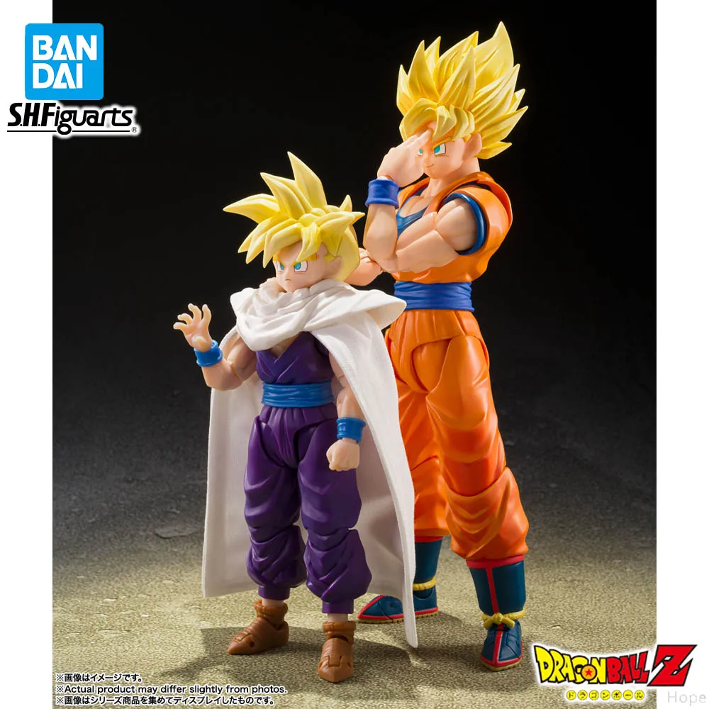 

В наличии подлинная фигурка BANDAI SHFiguarts Dragon Ball Z Son Gohan The Games Begin Super Saiyan Son Goku, фигурка аниме, экшн-модель, игрушка