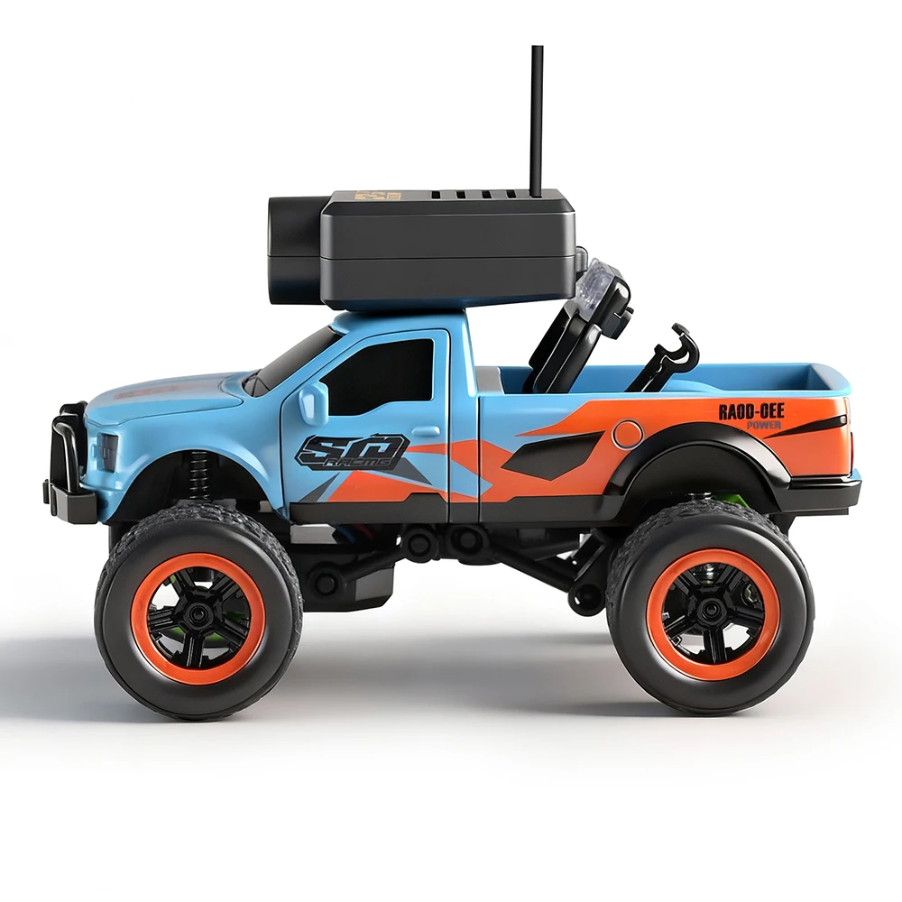 WLtoys 1/64 RC Cars 6407 caméra Monster Truck APP Transmission/contrôle lumières LED 3 vitesses avec affichage Compatible avec VRGlasses
