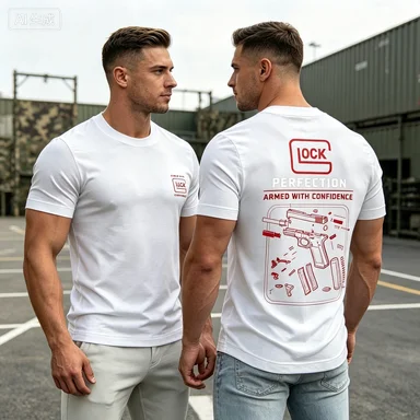 Tactical Mechanical Line Letter Family Matching T‑Shirt Father Son Parent‑Kid Short Sleeve Outdoor Streetwear Outfit