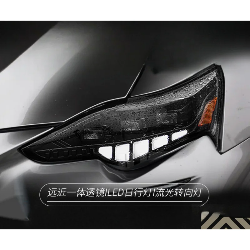 

Фара в сборе для Lexus IS 2013-2016, модифицированная, со светодиодной линзой, дневными ходовыми огнями и динамическим указателем поворота