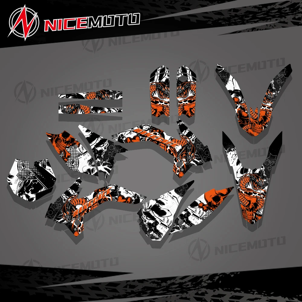 

For SX85 2013-2017 Motorcycle Team Graphics Decals Kit For KTM SX 85 2013 2014 2015 2016 2017 Customized Stickers