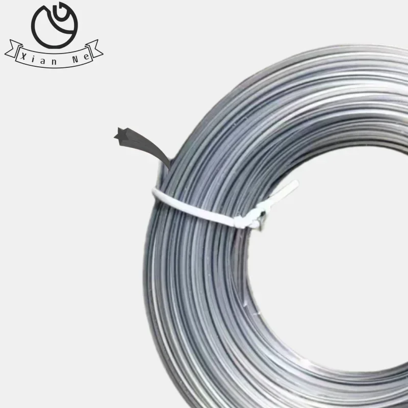 15 m * 2/2,4/2,7/3,0/3,3mm Nylon Gras Trimmer Linie Pinsel Cutter Kopf Strimmer sternförmigen Seil Mähen Draht Rasenmäher Zubehör