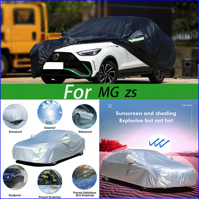 

Universal Full Car Covers Outdoor Waterproof Sun Rain Snow Dust Resistant Protection UV Car Cover For MG Zs