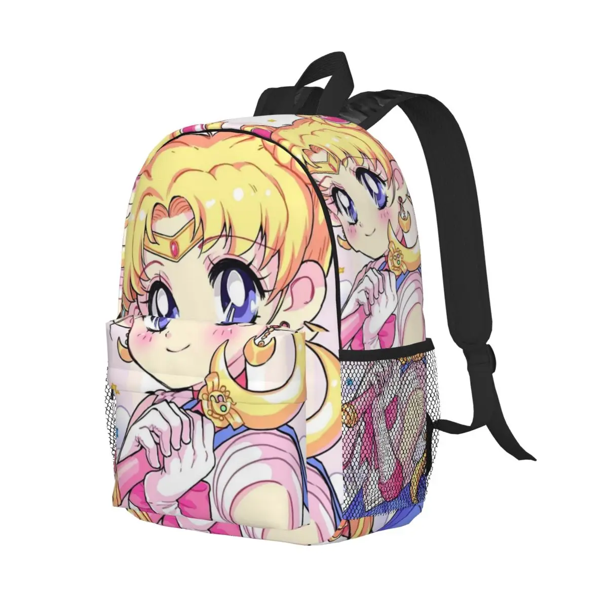 Similar-Sailor-Like-Moon-Style New Fashion High Capacity Waterproof College Backpack Trendy Laptop Travel Book Bag 15inch