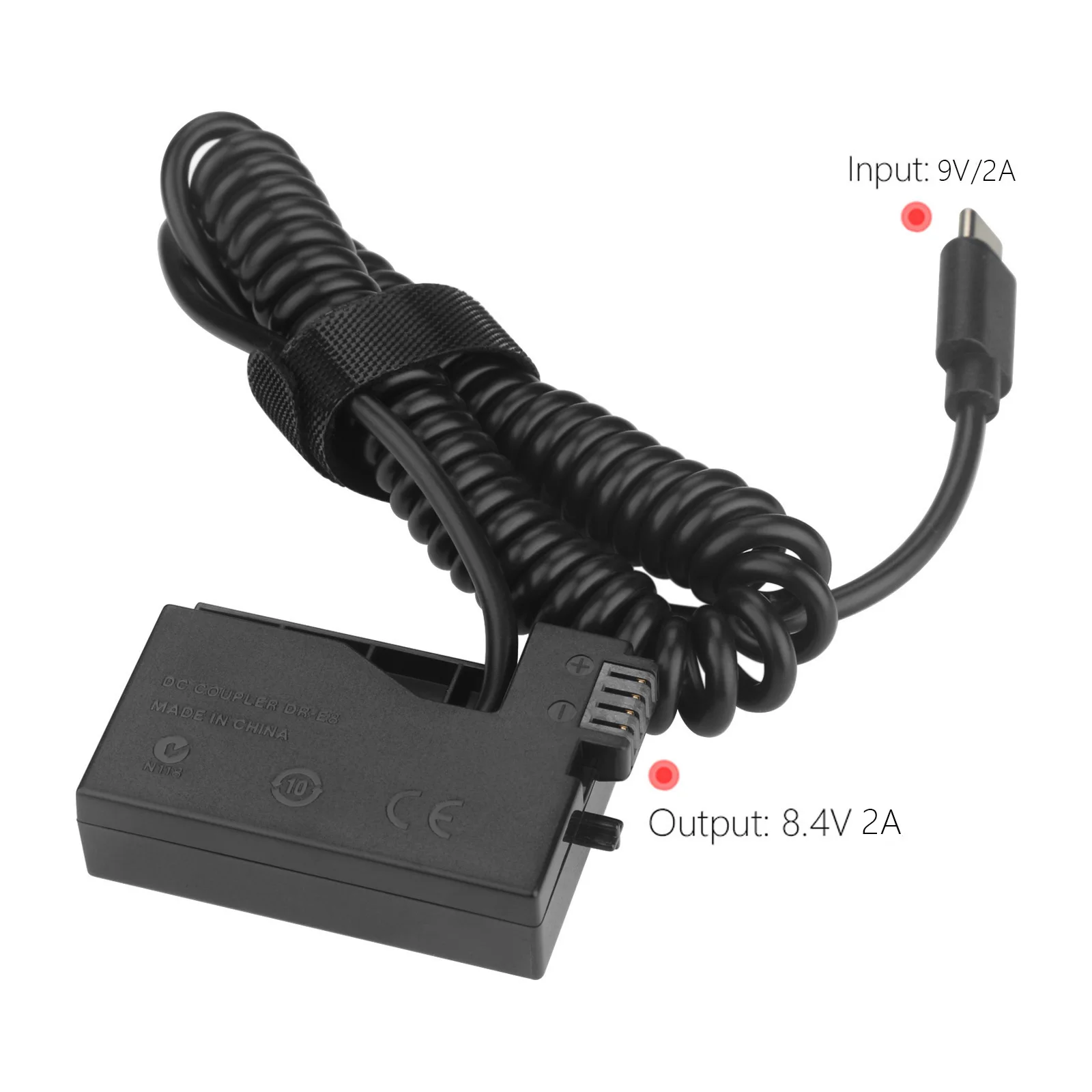 DR-E8 LP-E8 Dummy Battery with USB Type-C Power Adapter For Canon EOS 700D 650D 600D 550D KISS X4 X5 X6 T2i T3i T5i Camera