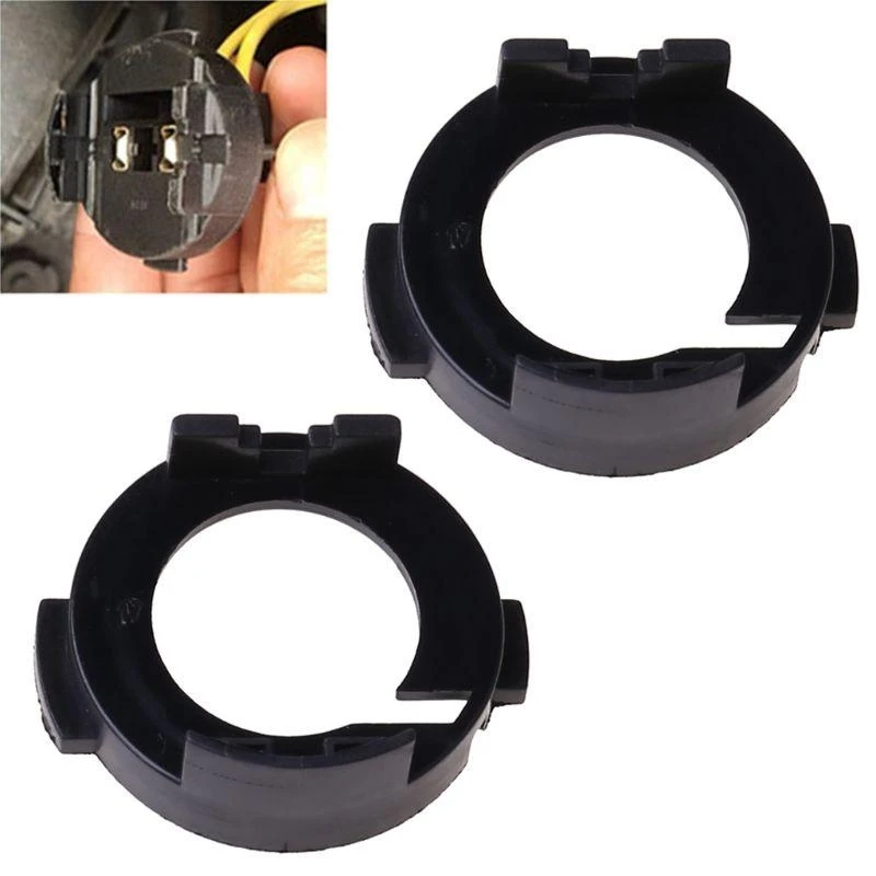 2 uds H7 bombillas de faros LED retenedor soporte Base adaptadores para Kia Forte Koup 2014-2016 Kia Rio 2012-2017