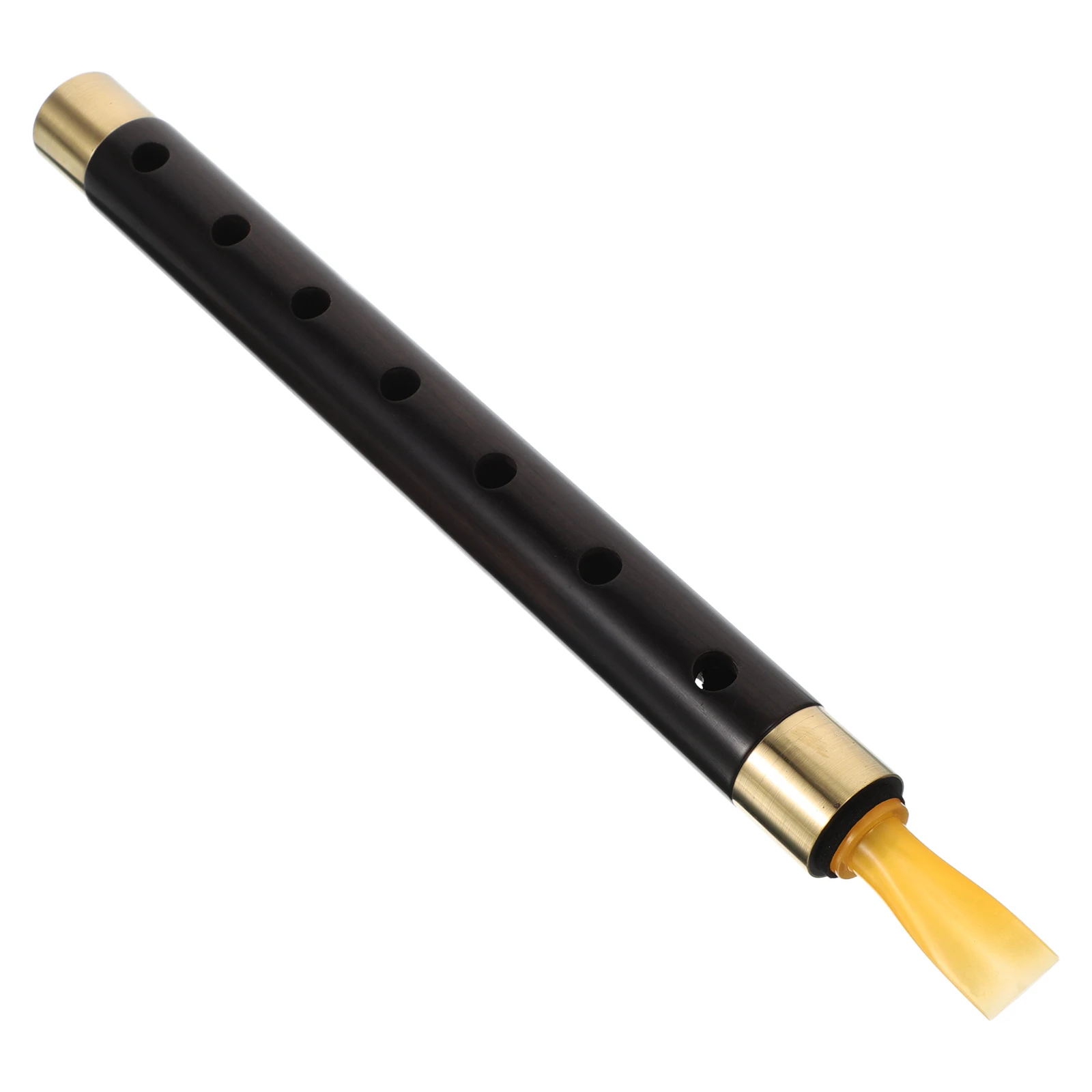 

Recorder Ebony Picflute Handmade Vintage Chinese Traditional Piccolo Wind Instrument Beginner Wooden