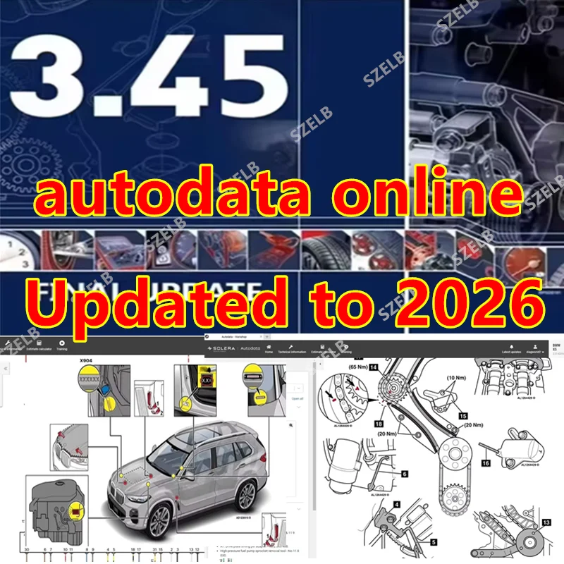 2026 Autodata3.45 Online Version, Updated to 2026 Support Mobile/PC Autodata3.45 Offline Version, Free Gift